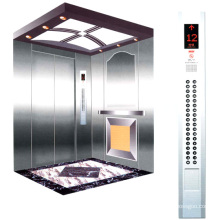 1600kg VVVF Acrylic Ceiling Passenger Elevator